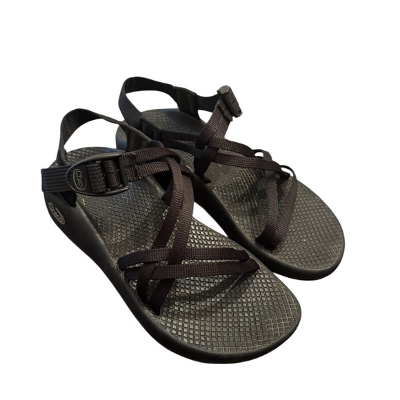 Chaco Black ZX/1 Sport Hiking Sandals - Picture 6 of 8